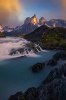 View of the Cuernos
